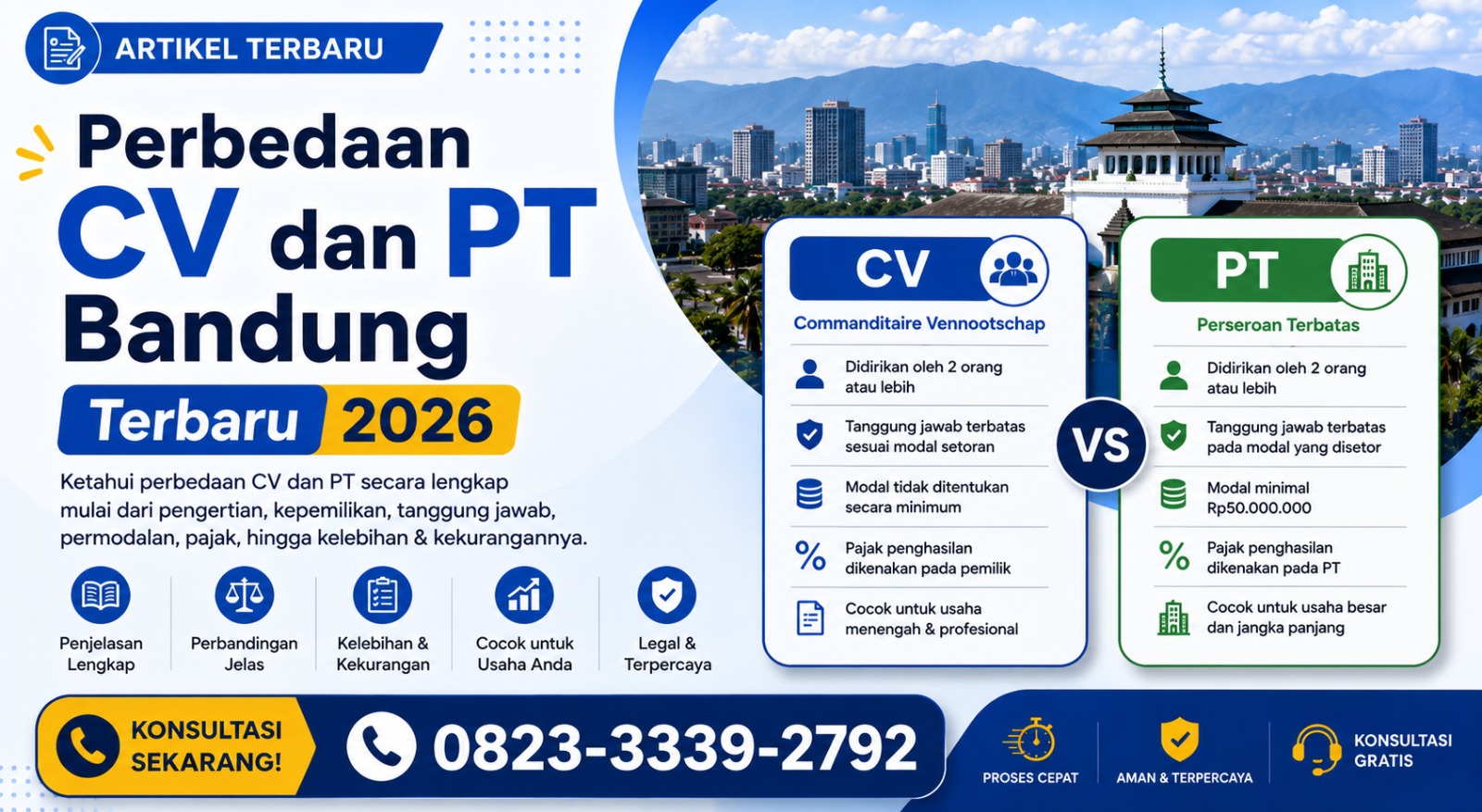 Perbedaan CV dan PT Bandung: Mana yang Lebih Tepat untuk Bisnis?