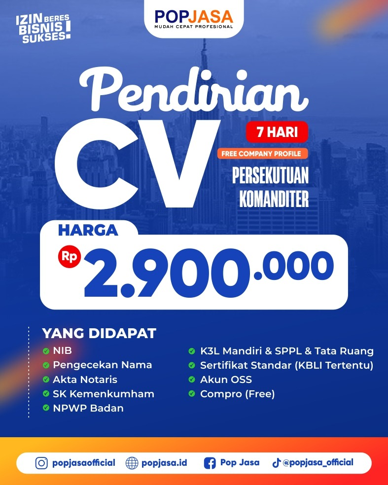 Pendirian CV