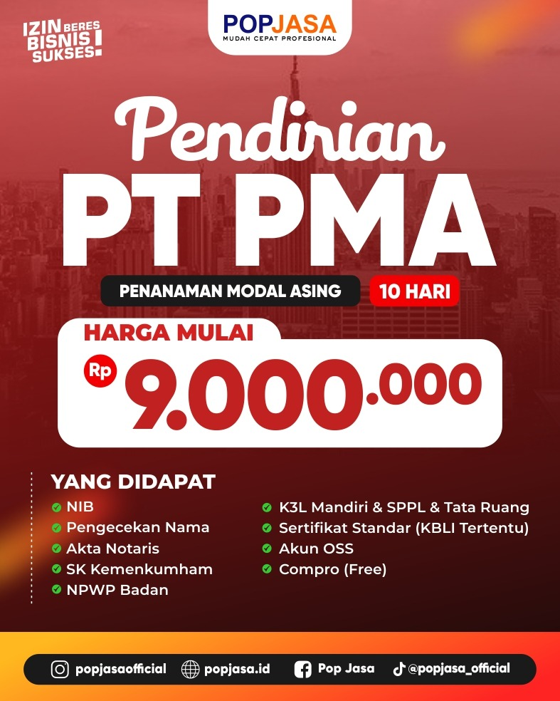 Pendirian PT PMA
